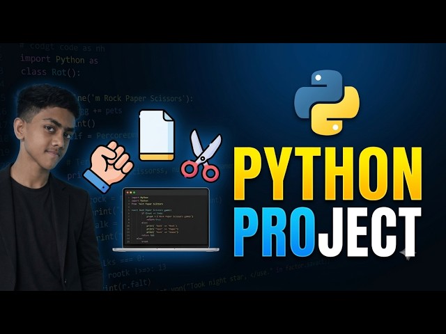 Build a Rock Paper Scissors Game in Python 🐍 | Beginner Python Project 2026 |Python Project Tutorial