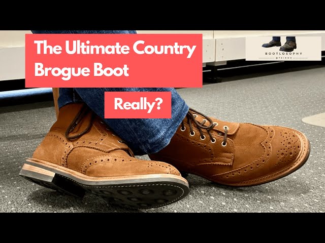 Review of Trickers Stow Boot in Whiskey Hydro Nubuck