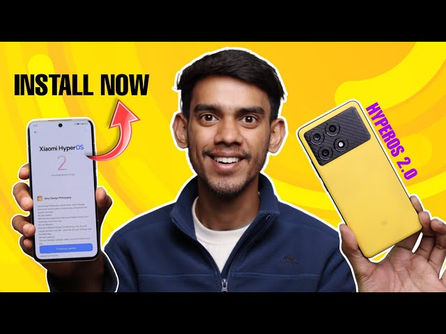 INSTALL HyperOS 2.0 India Stable Update Any Xiaomi Smartphone - No Data Loss!