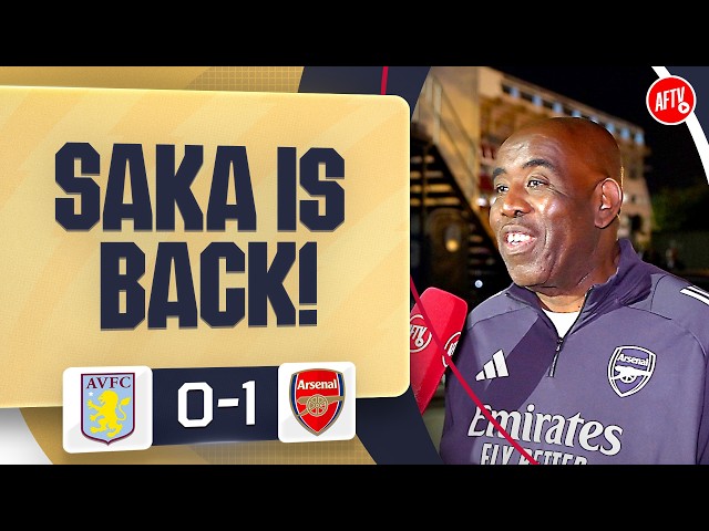 SAKA IS BACK!! (Robbie) | Aston Villa 0-1 Arsenal