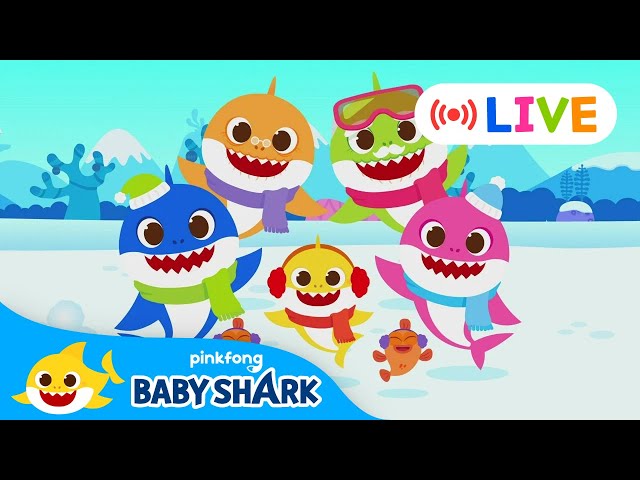 🔴 Baby Shark Winter Special  LIVE | Best Songs & Stories | Baby Shark Official