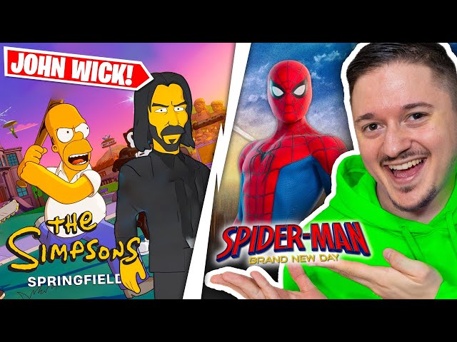 THE SIMPSONS x JOHN WICK x SPIDER-MAN in FORTNITE