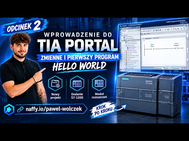 Introduction to TIA Portal Part 2 | Creating Your First Tags and Your First "Hello World" Program