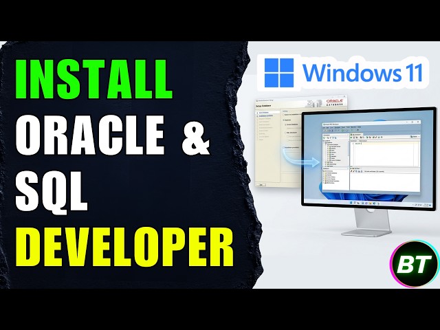 🔥How to Install Oracle & SQL Developer on Windows 10/11 | Step-by-Step Full Guide (2026)