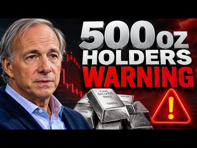 Ray Dalio’s Silver Warning: 500oz Holders May Not Be Ready for What’s Coming Next"