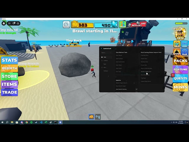 Muscle Legends Script | Auto Strength, Auto Rebirth, Auto Open Eggs, etc | Free, Keyless