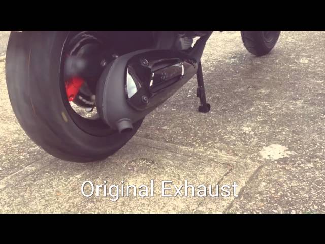 PM Tuning PM88 exhaust vs standard Scomadi  (TL125)
