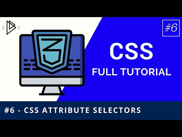 #6 - CSS Attribute Selectors - CSS Full Tutorial