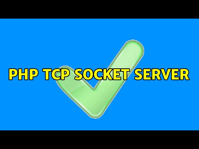 PHP TCP socket server