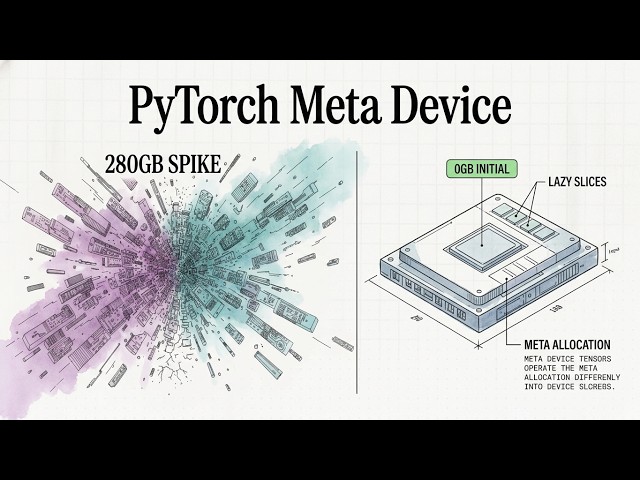 How the PyTorch Meta Device Saves Memory