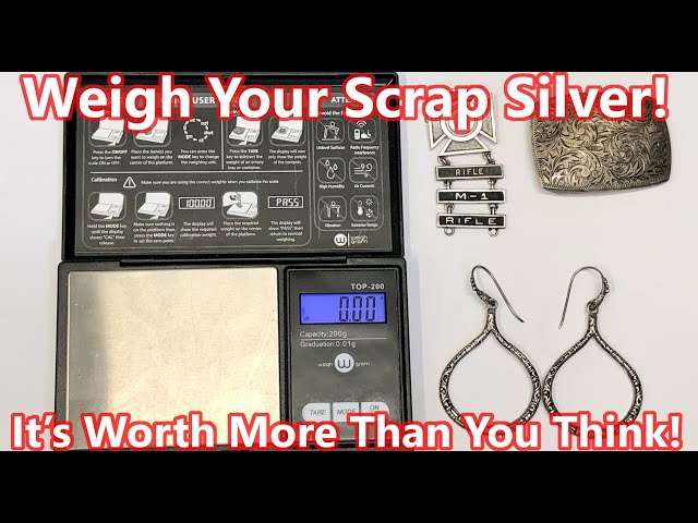 $58 Silver! Weigh your Scrap Silver! It’s worth WAY MORE than you think! How to Calculate Sterling