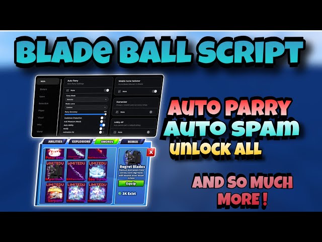 🔥NEW BLADE BALL SCRIPT | AUTO PARRY + AUTO SPAM + UNLOCK ALL + MORE..