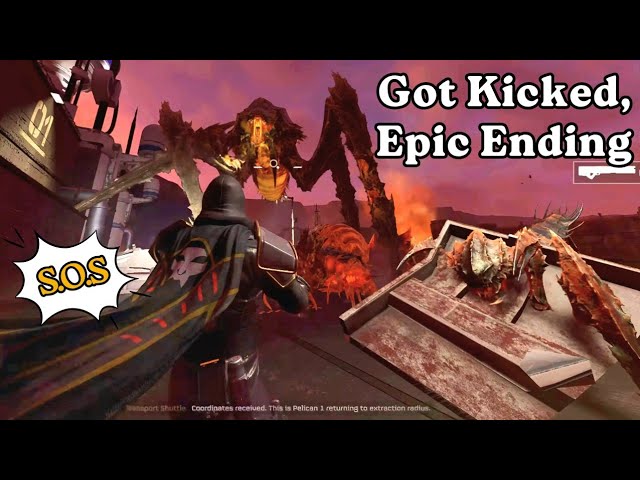 HELLDIVERS 2:Got Kicked, Epic Ending |Super Helldive Difficulty