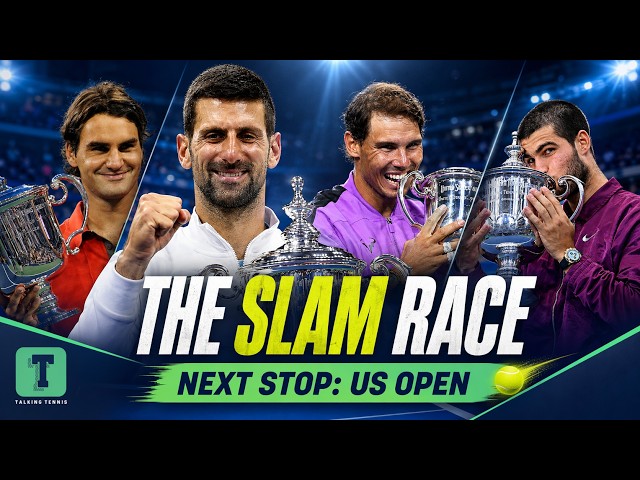 Men's Grand Slam Race since 2003 to the present day: Federer, Nadal, Djokovic, Alcaraz, Sinner #atp