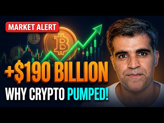 Why Did Crypto Suddenly Pump? $190B Market Inflow Explained
