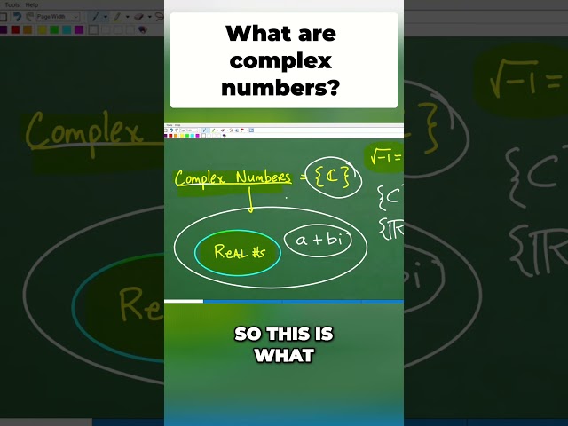 Unlock Imaginary Numbers  The Secret to Complex Math! #math #maths #algebra #education