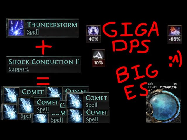 Cast on Shock COMET Shaman endgame guide