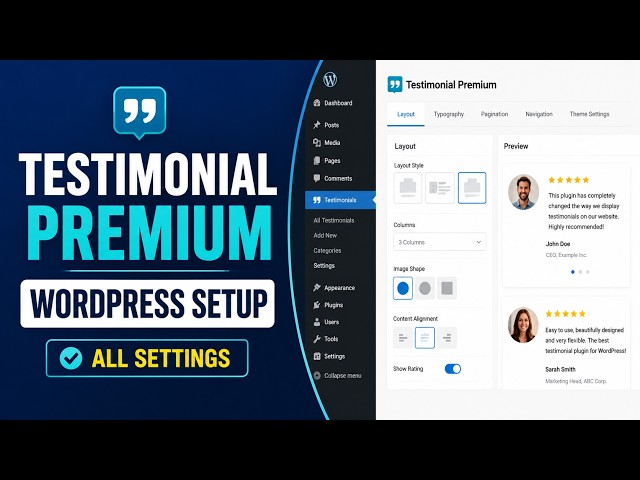 How to Setup Testimonial Premium Plugin in WordPress