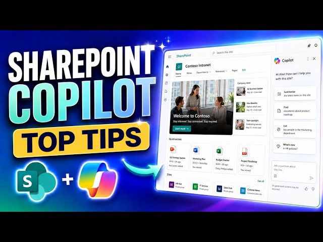 How to Use Copilot in SharePoint | New Features, Tips & Tricks (2026)