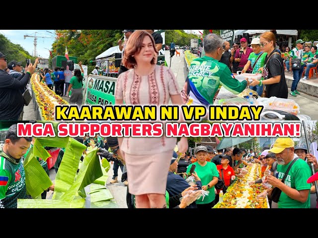 MGA DDS NAGBAYANIHAN SA KAARAWAN NI VP INDAY!