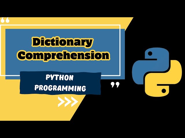 Python Dictionary Mastery - Example 1 | Dictionary Comprehension Demystified | Must Watch Tutorial|