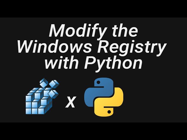 Updating the windows registry with python (Modify path variable in windows with python)