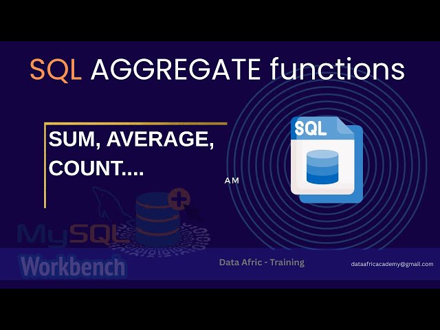 SQL AGGREGATE FUNCTIONS - WHERE, GROUP BY, ORDER BY, LIMIT, and More