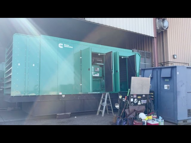 1000kW Cummins Diesel Generator | Load Bank Test