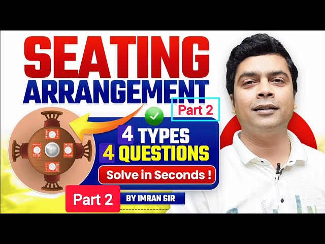 Seating Arrangement Tricks | Reasoning Tricks | Maths Tricks | imran sir maths