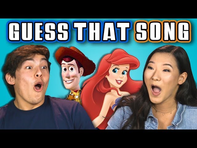 TEENS GUESS THAT SONG CHALLENGE: DISNEY SONGS (REACT)