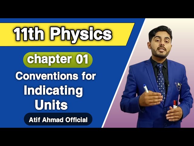 Conventions for indicating unit class 11 | fsc part 1 physics ch 1 measurements | urdu / hindi