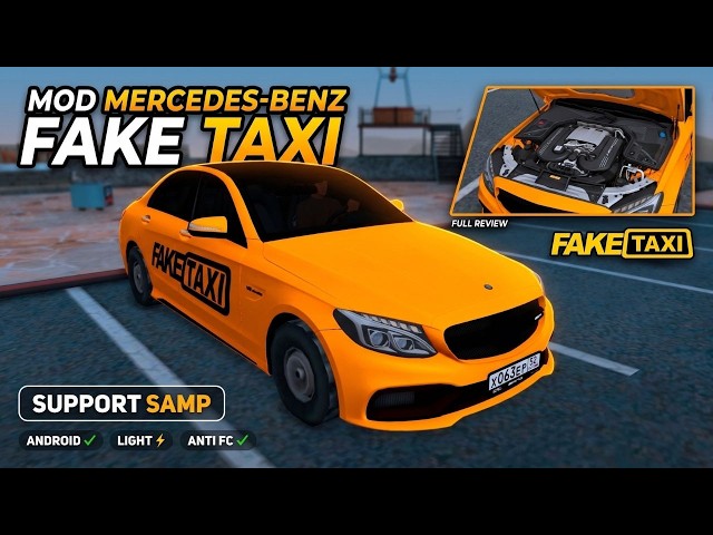 Sharing the Mercedes-Benz C63 Fake Taxi Mod | GTA San Andreas Indonesia