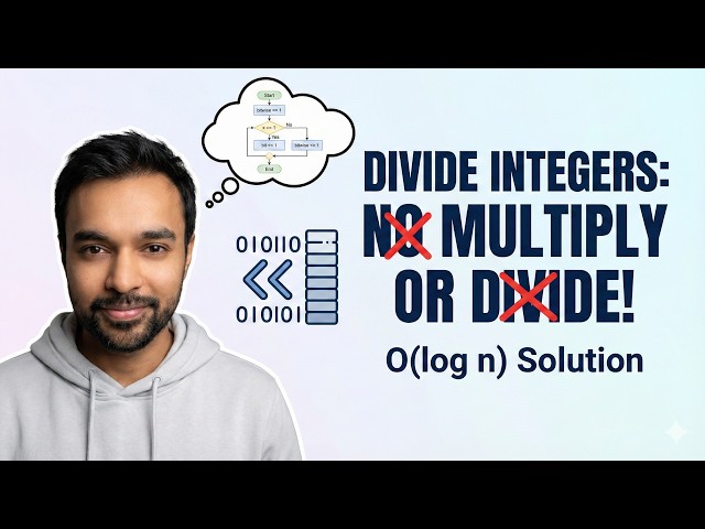 How to Divide Integers Without / or * Operators (Java/C++) | LeetCode 29