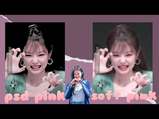 Tutorial coloring pink in Alight Motion | psd pink & soft pink