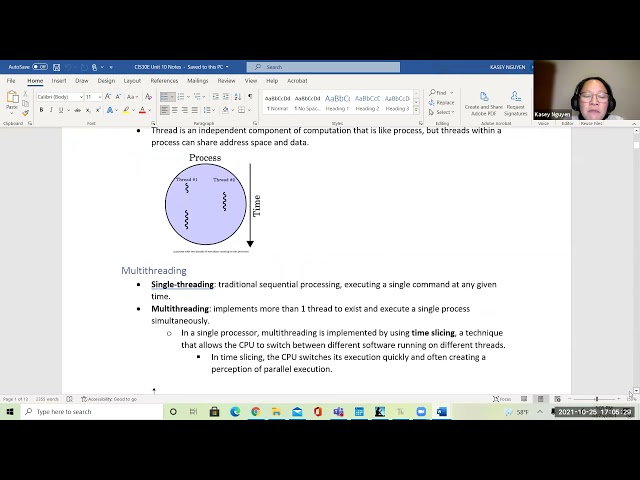 CIS30E Unit 10 Lecture: Multithreading in Python