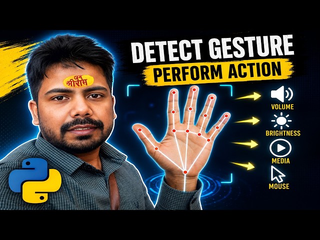 Python Project | Detect Hand Gestures and Perform Actions