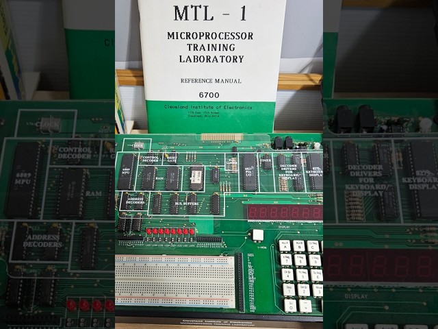 CIE  Cleveland Institute of Electronics MTL-1 6809 trainer demo