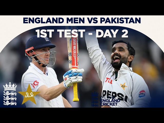 Brook Hits 91 & Usman Takes 5fer | Highlights - England v Pakistan Day 2 | Rothesay Test 2026