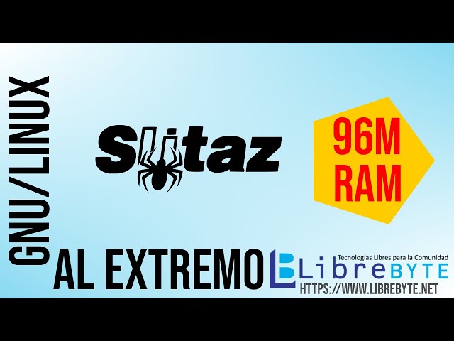 GNU+Linux al extremo con  Slitaz 96M de RAM