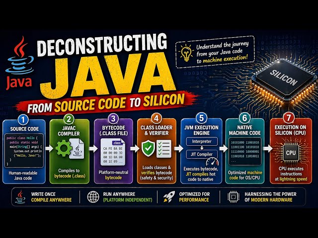 Deconstructing Java from Source Code to Silicon|Naman Bharti Classes 