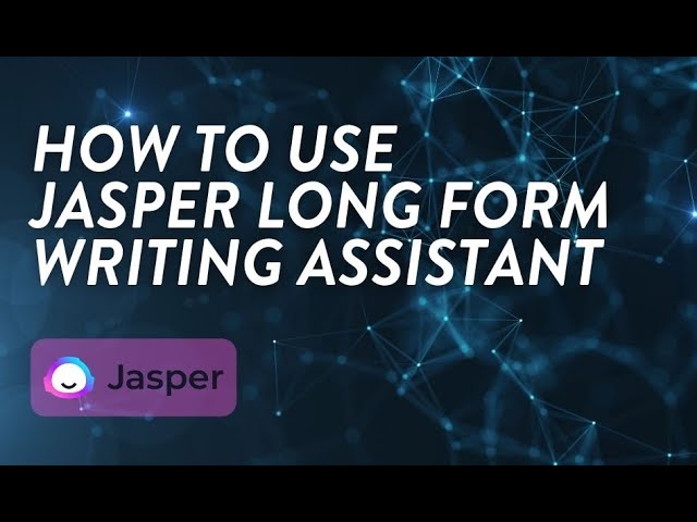 Jasper Long Form Writing Assistant Beginner Walkthrough #jasperai #jasper #aicopywriting #automation