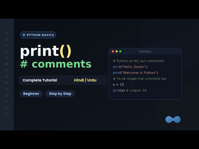 Python Print Function & Comments Tutorial