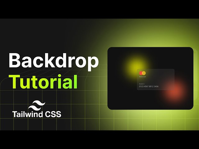 Tailwind Css Tutorial | Backdrop Filter | Dev Promote