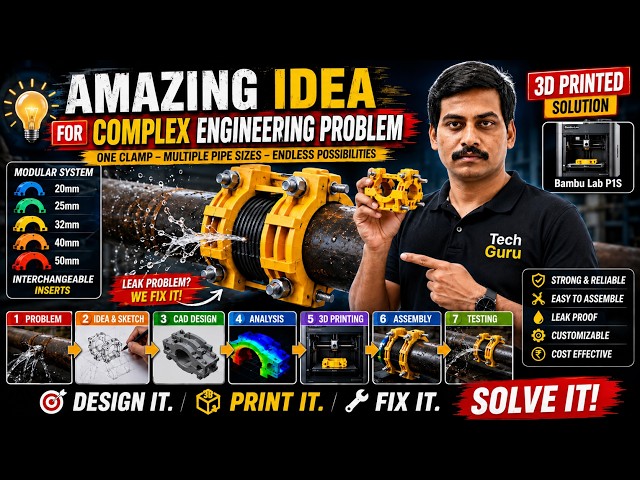 Amazing 3D Printed Solution for a Complex Engineering Problem!