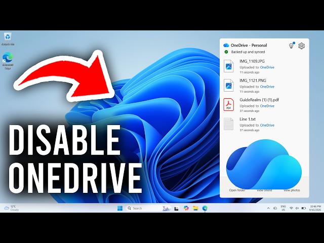 How To Disable OneDrive On Windows 11 - Tutorial