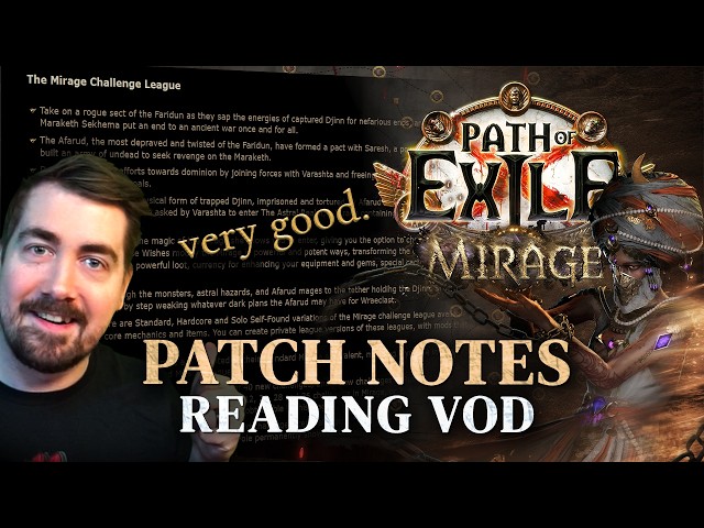 The Patch Notes POE1 NEEDED!! - Full Patch Notes Reading