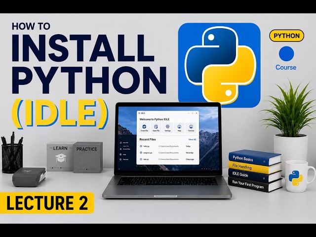 How to Install Python (IDLE) - Step-by-Step Guide for Beginners | Python | IDLE | Lecture 2