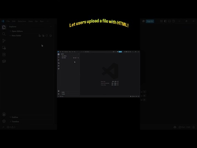 📁 HTML File Input | HTML for Beginners #coding