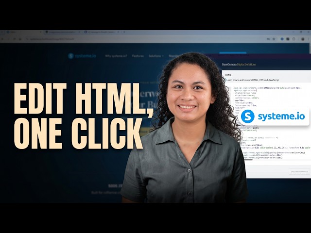 How to Edit Text in any HTML page in ONE CLICK (Systeme.io)