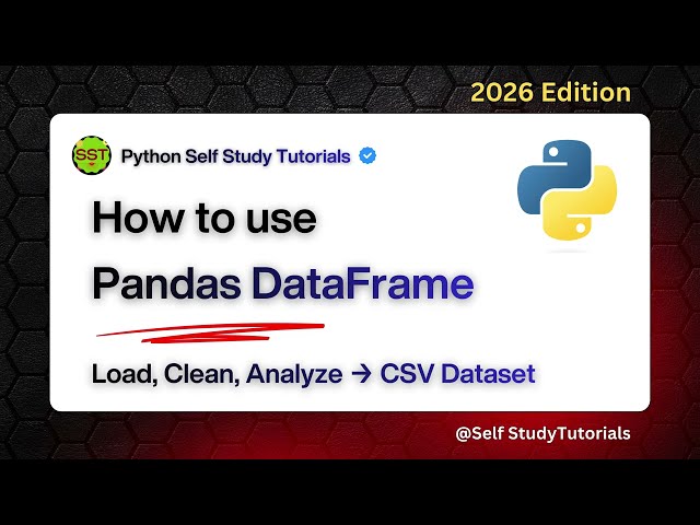 Pandas DataFrame for Beginners | Load, Clean & Analyze a CSV Dataset